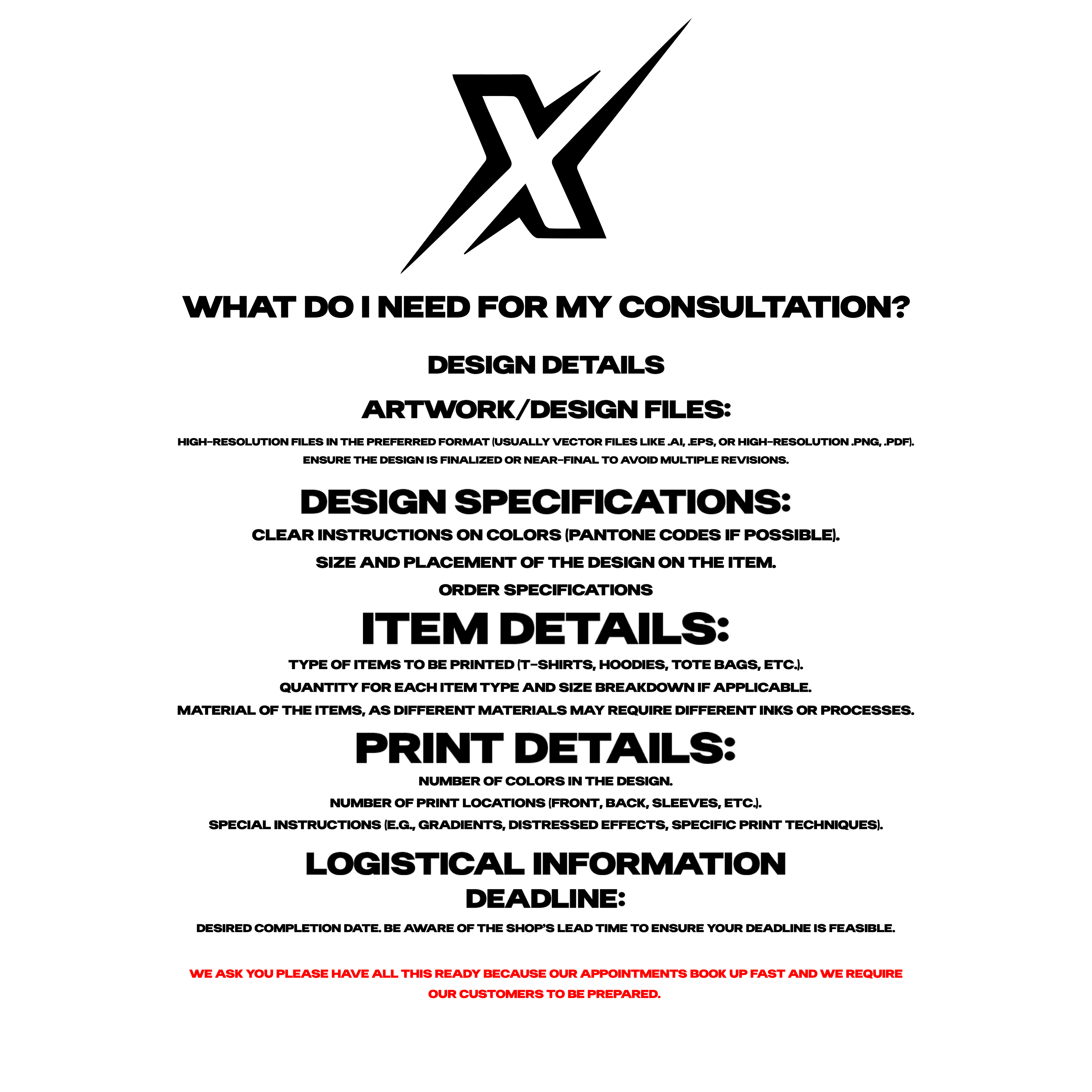Appointment (Copy) - Xsports Manufacturing